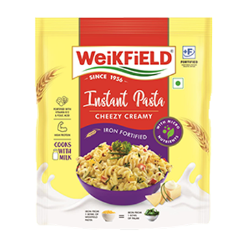 WEIKFIELD INSTANT PASTA CHEEZY MAC IRON FORTIFIED