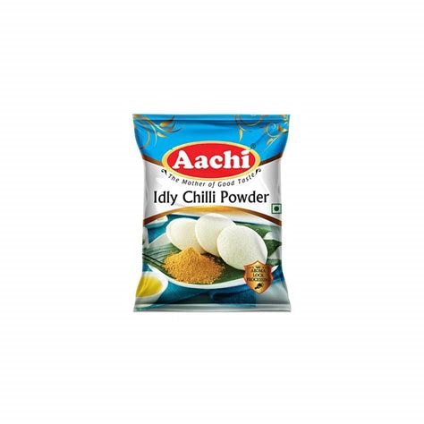 AACHI IDLY CHILLY POWDER 50g mrp 20
