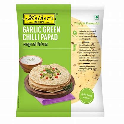 GARLIC GREEN CHILLI PAPAD