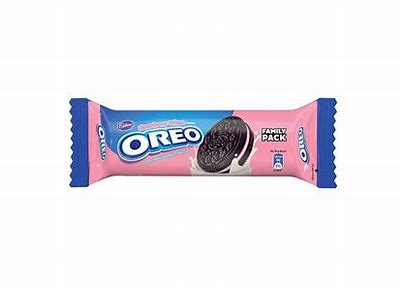 OREO STRAWBERRY CREME CHOCOLATEY SANDWICH BISCUITS
