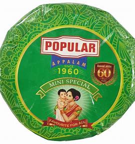 POPULAR APPALAM MRP 50 70g