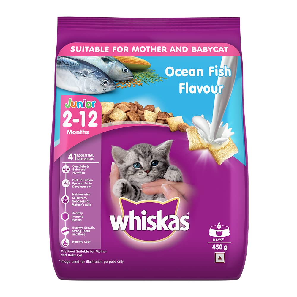 WHISKAS OCEAN FISH FLAVOUR 450g