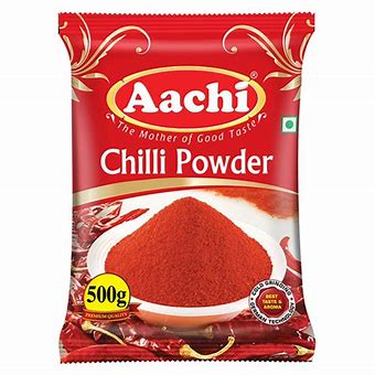 AACHI CHILLI POWDER 500g MRP 210