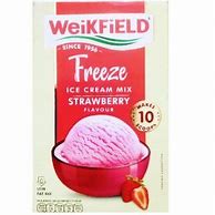 WEIKFIELD FREEZE ICE CREAM MIX STRAWBERRY  100gm